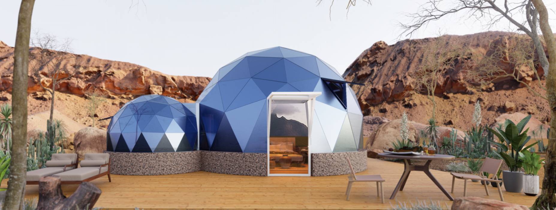 源城区球形智能光伏玻璃星空房